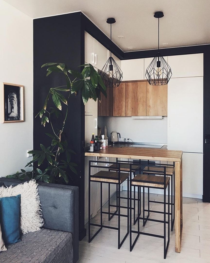 Маленькие кухни для студии