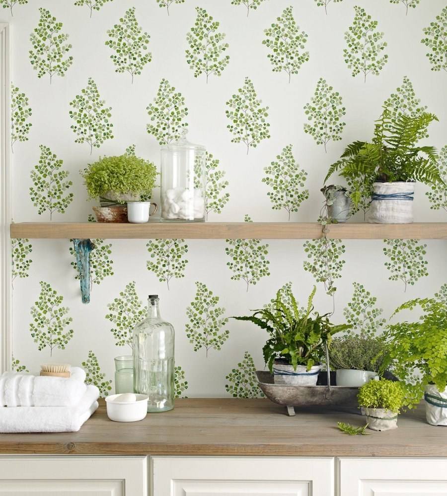 Растительный орнамент в интерьере