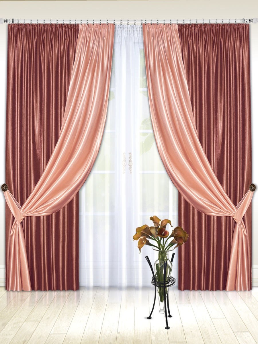 Портьеры из двух цветов