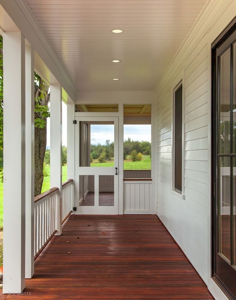 Стены на веранде отделка