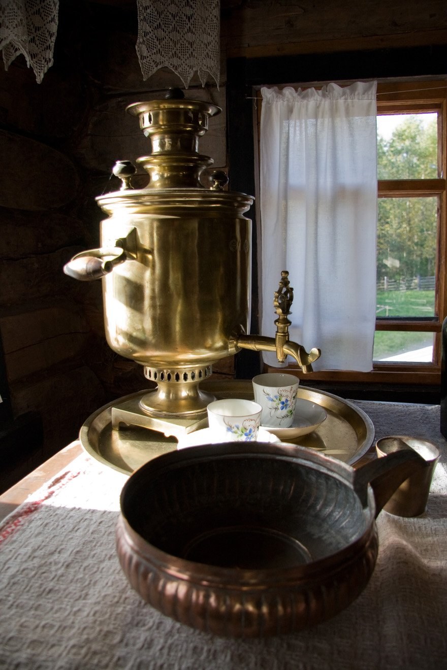 Самовар деревенский