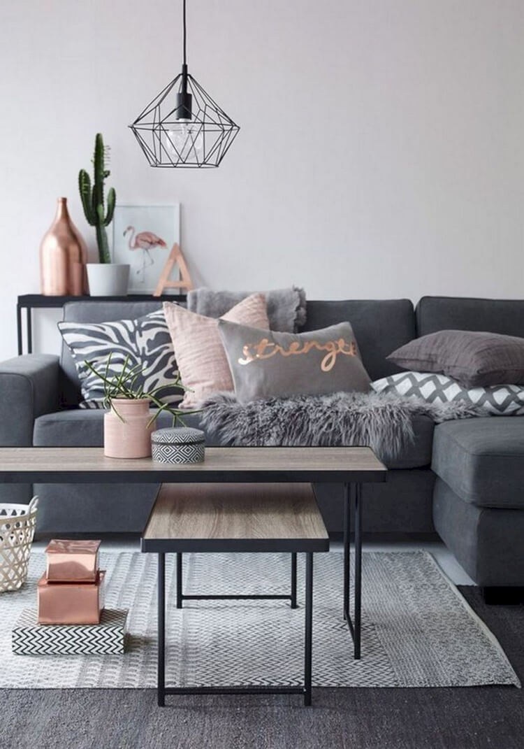 Гостиная Сканди серая