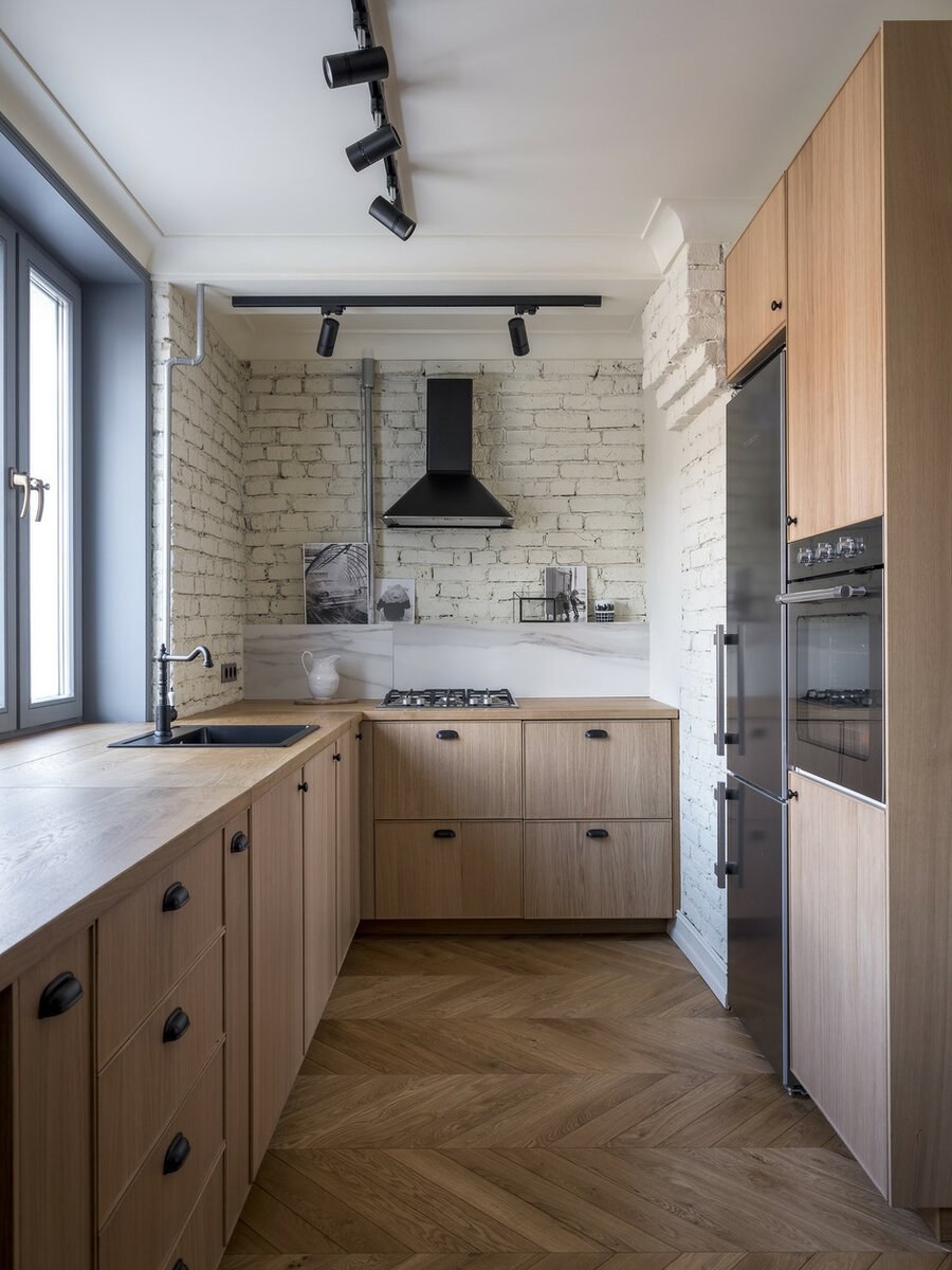 Кухня лофт икеа