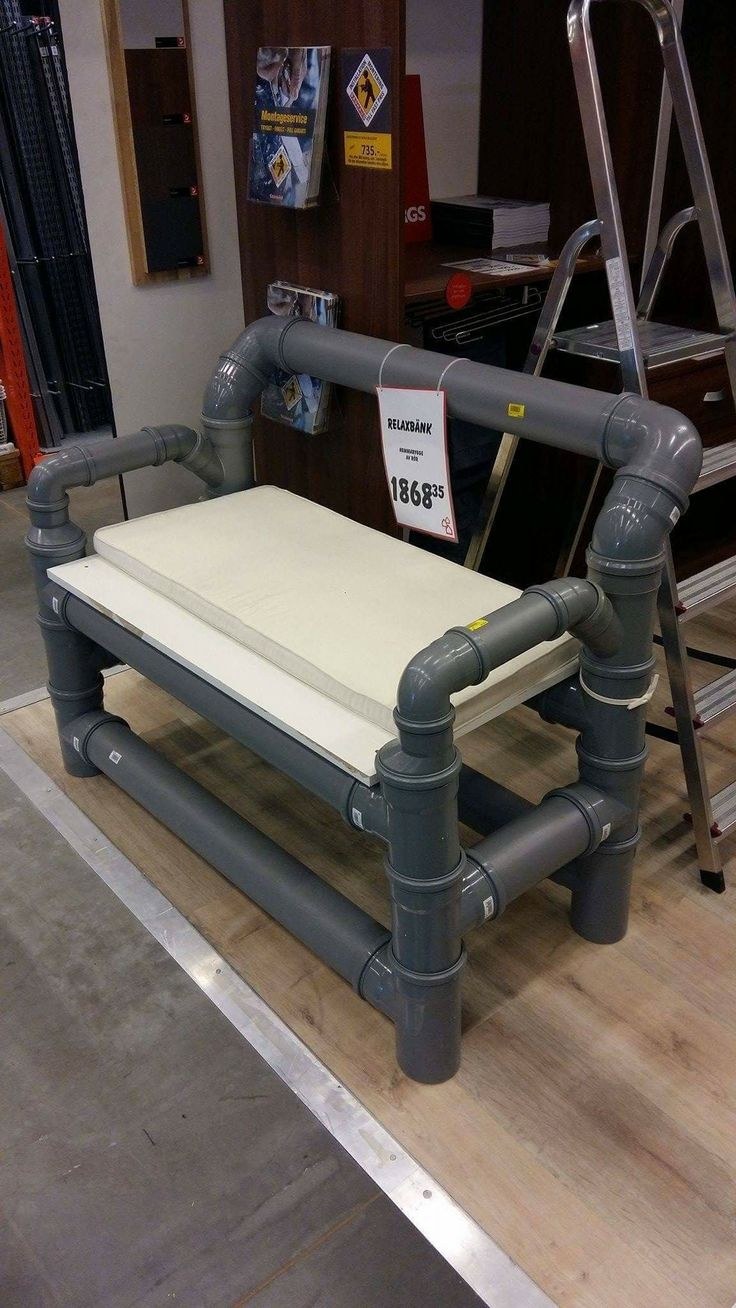 Садовая мебель из труб ПВХ