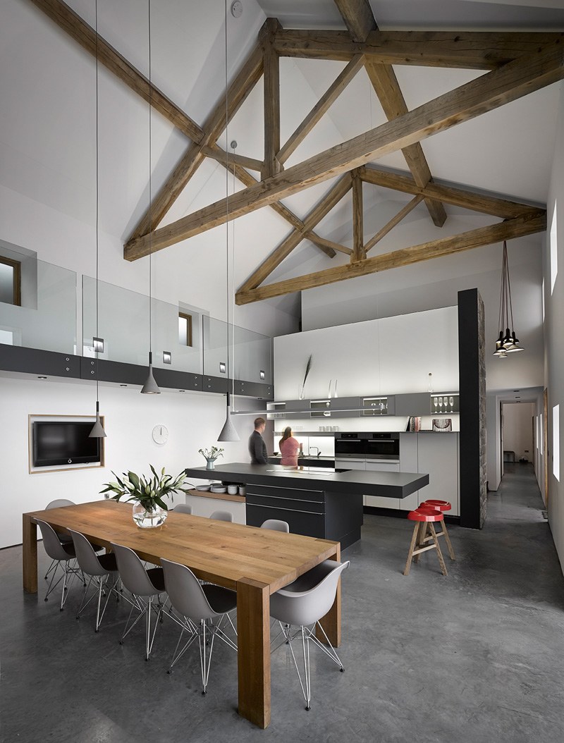 Кухня в стиле барнхаус