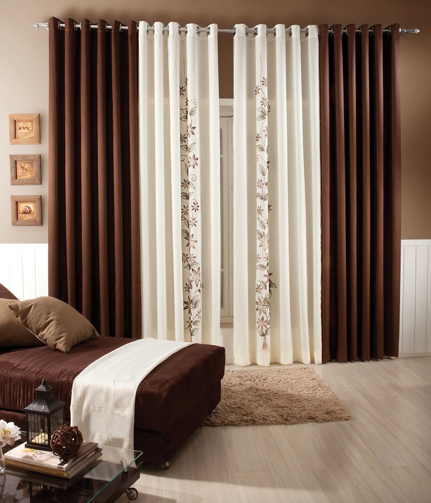 Шторы в спальню в современном