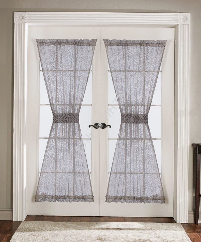 Штора на стеклянную дверь