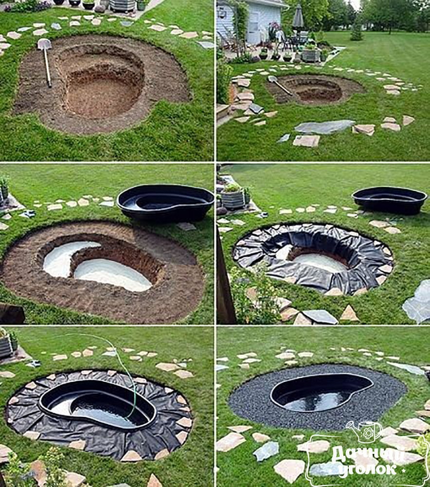 Искусственный водоем на участке