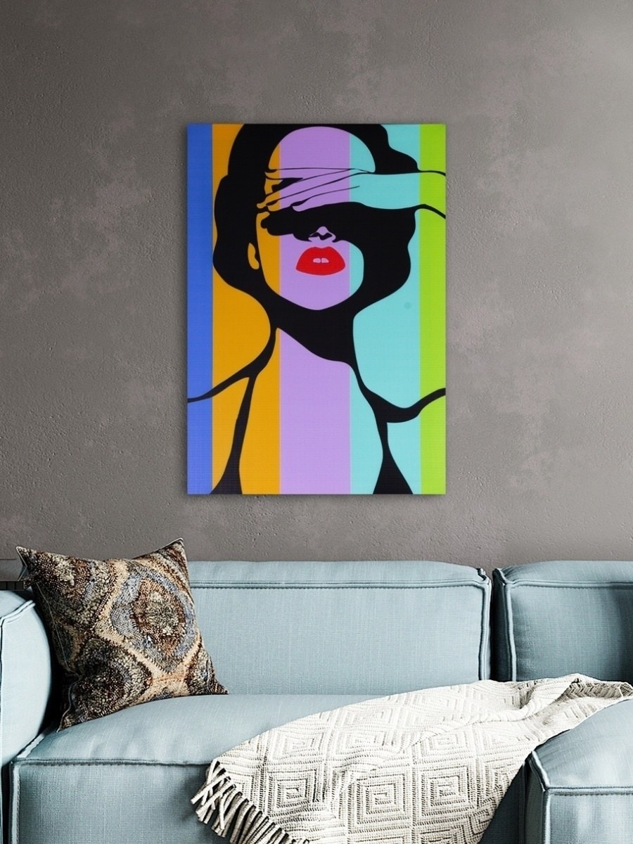 Стена в стиле поп арт