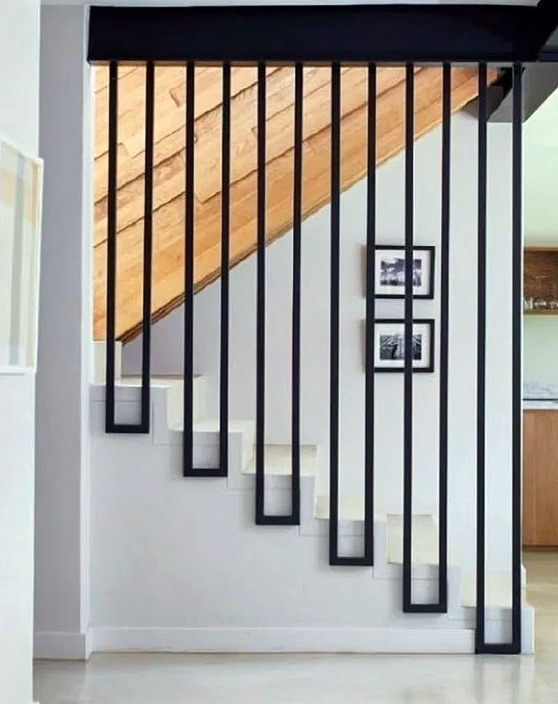 Современные ограждения для лестниц
