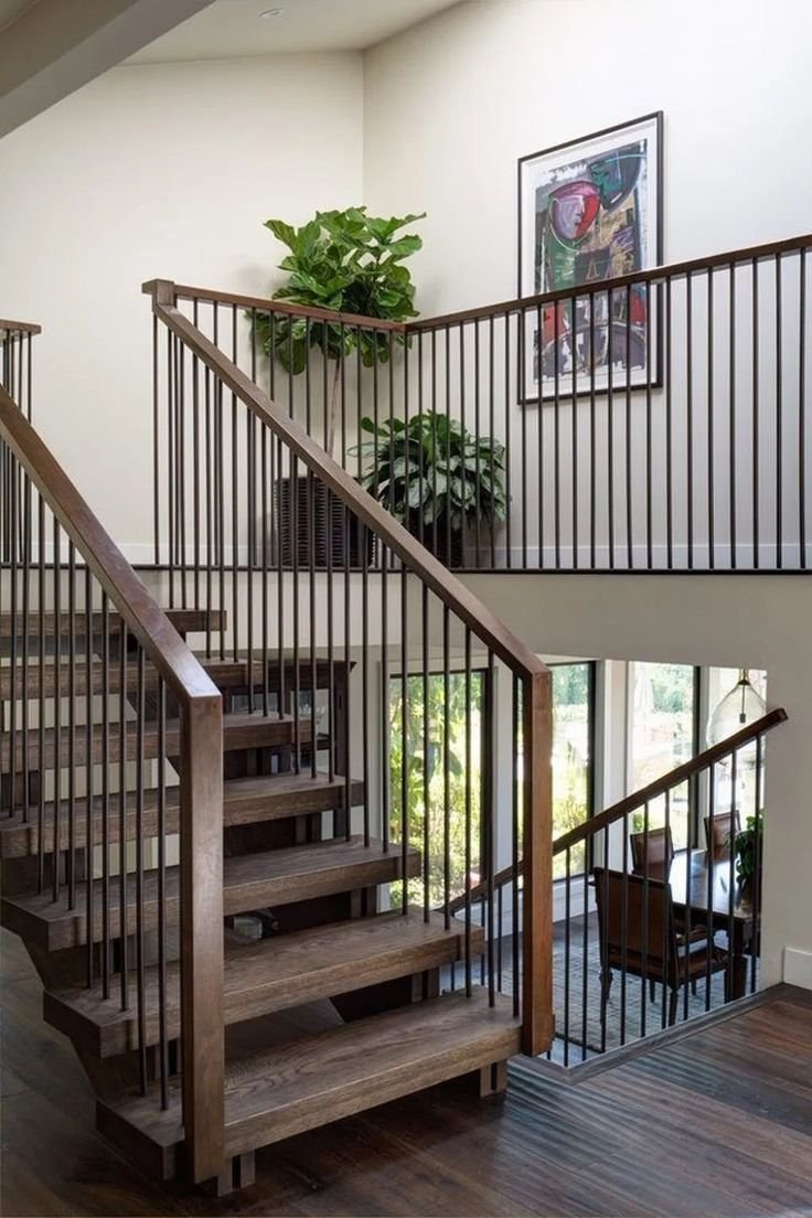 Деревянные ограждения для лестниц