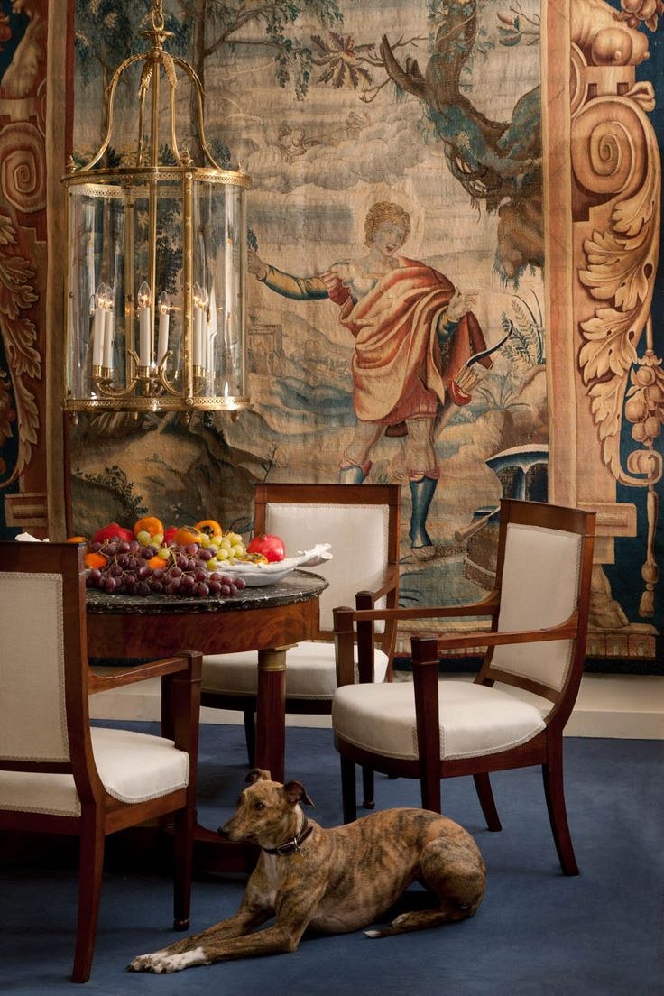 Старинные гобелены в интерьере