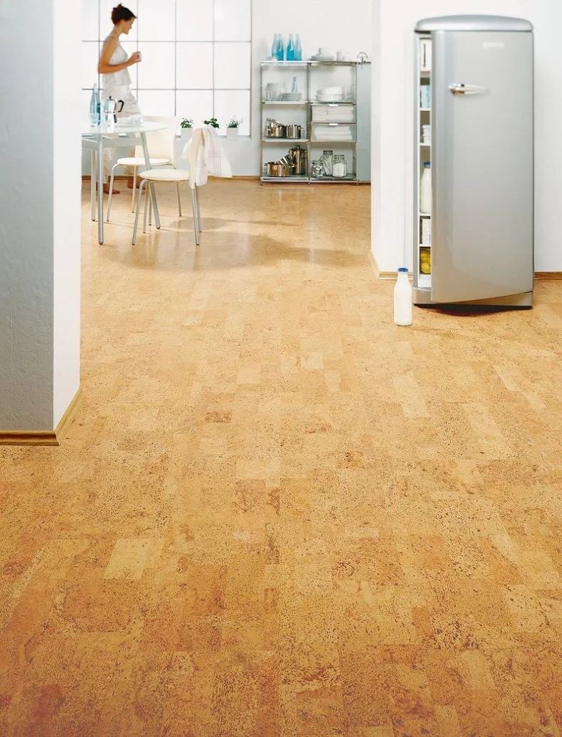 Пробковое напольное покрытие