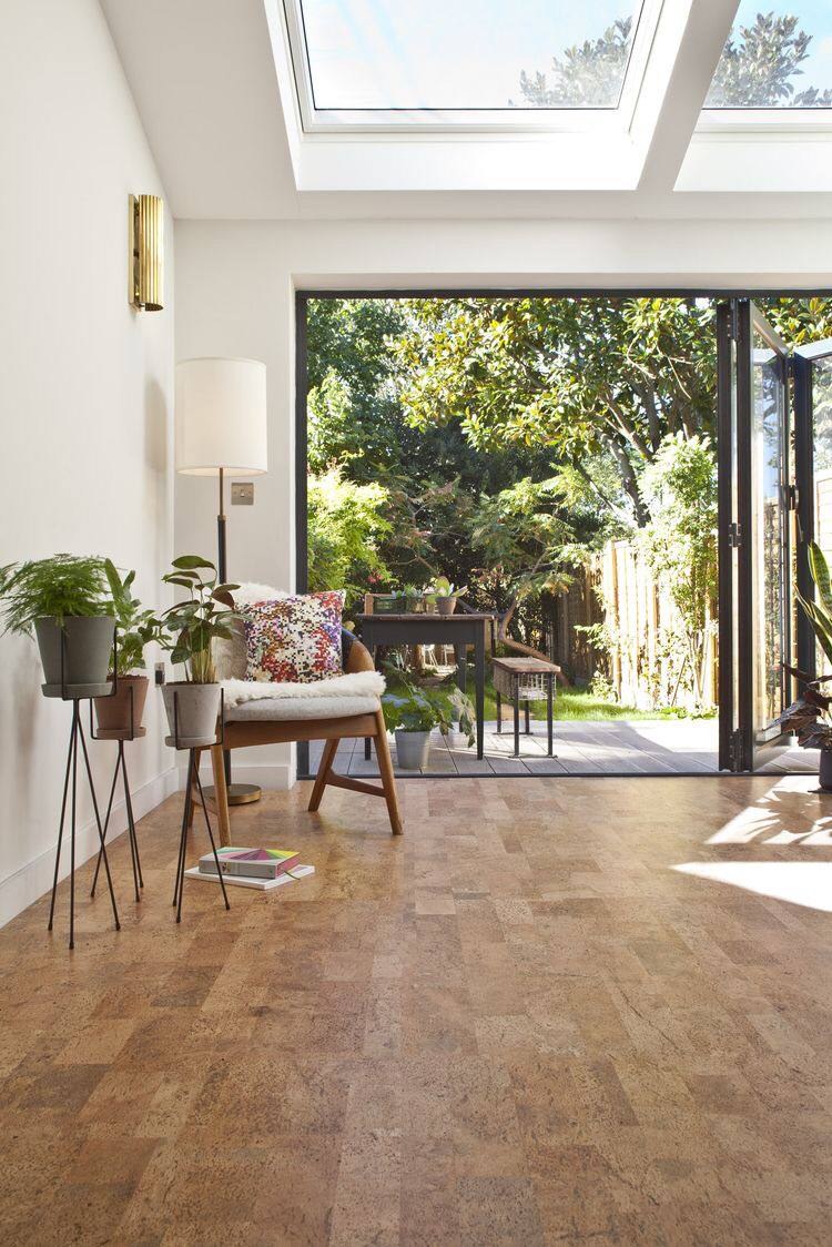 Пол из пробкового дерева