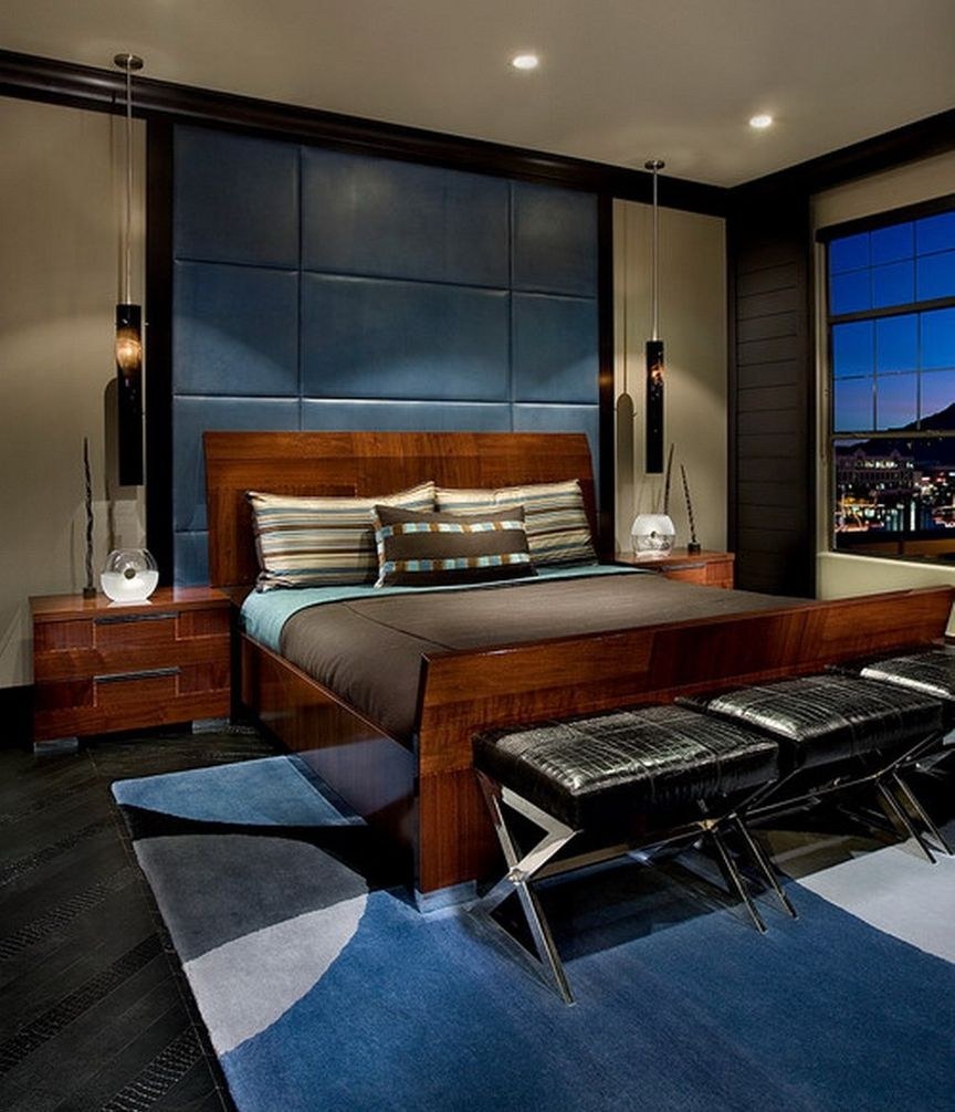 Шикарная мужская спальня