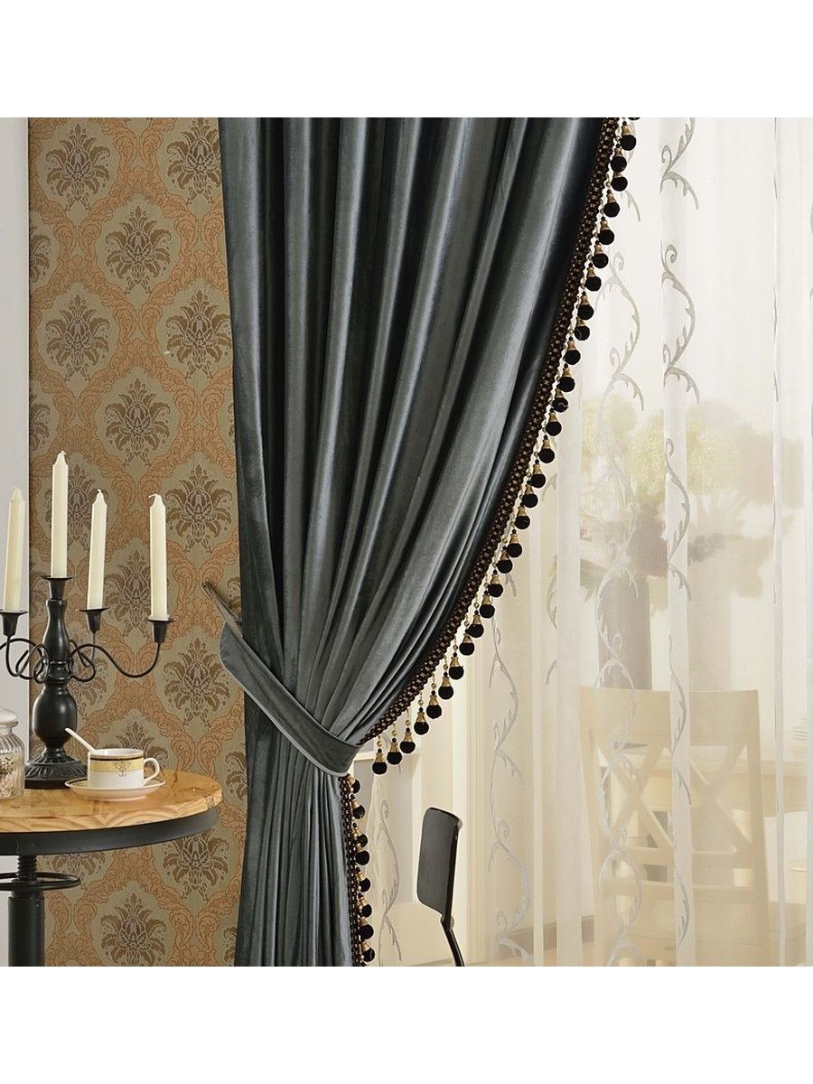 Велюровые шторы