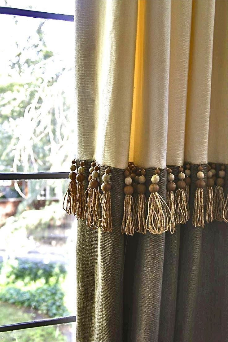 Отделка штор