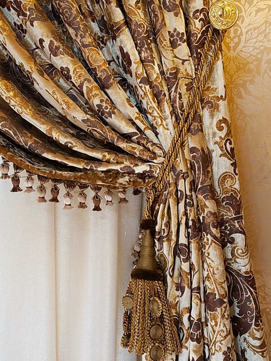 Занавески с бахромой