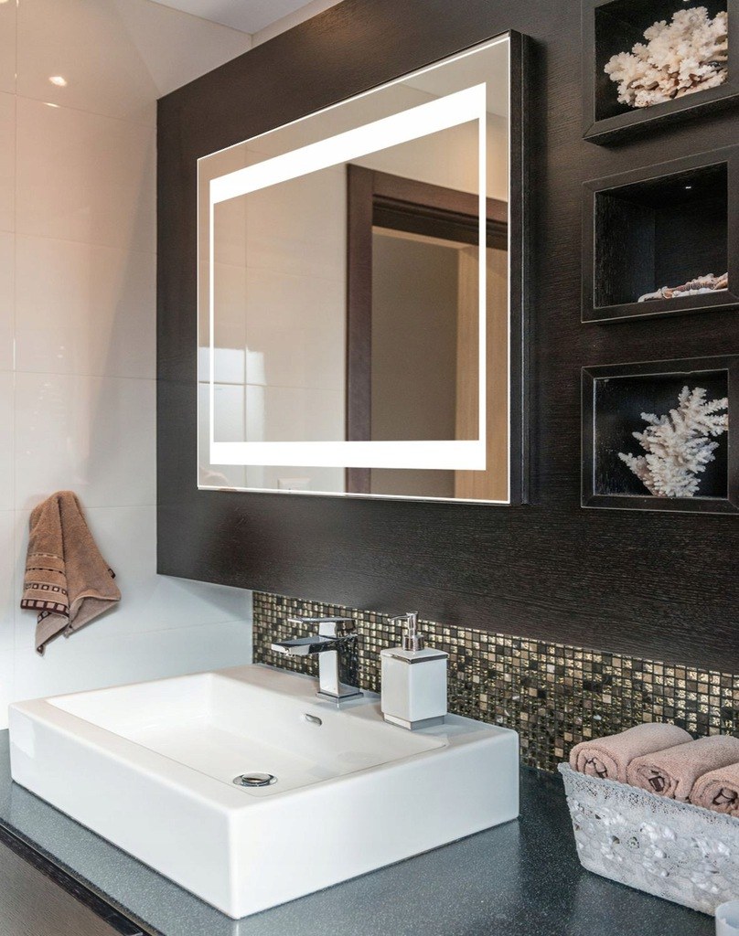 Зеркало «Руан» с подсветкой 80x60 см