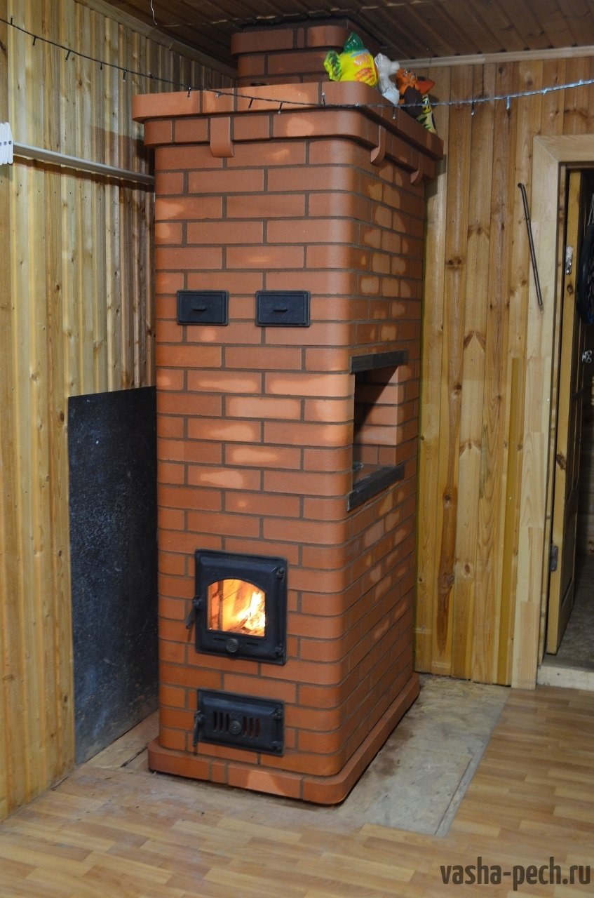 Отопительно варочная печь шведка Малютка