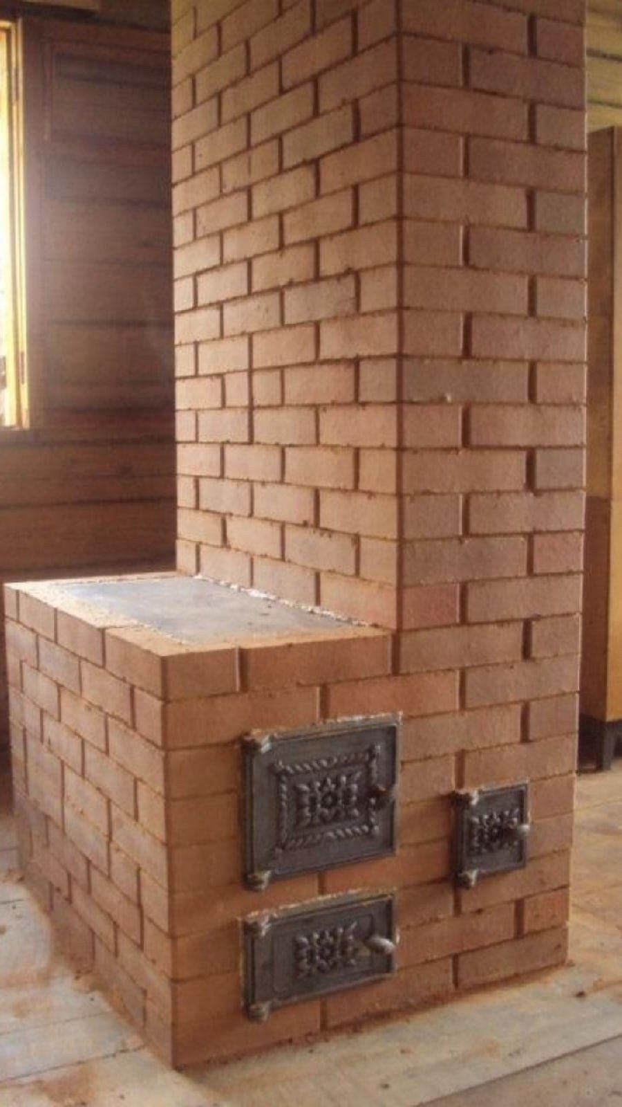 Отопительная печь из кирпича