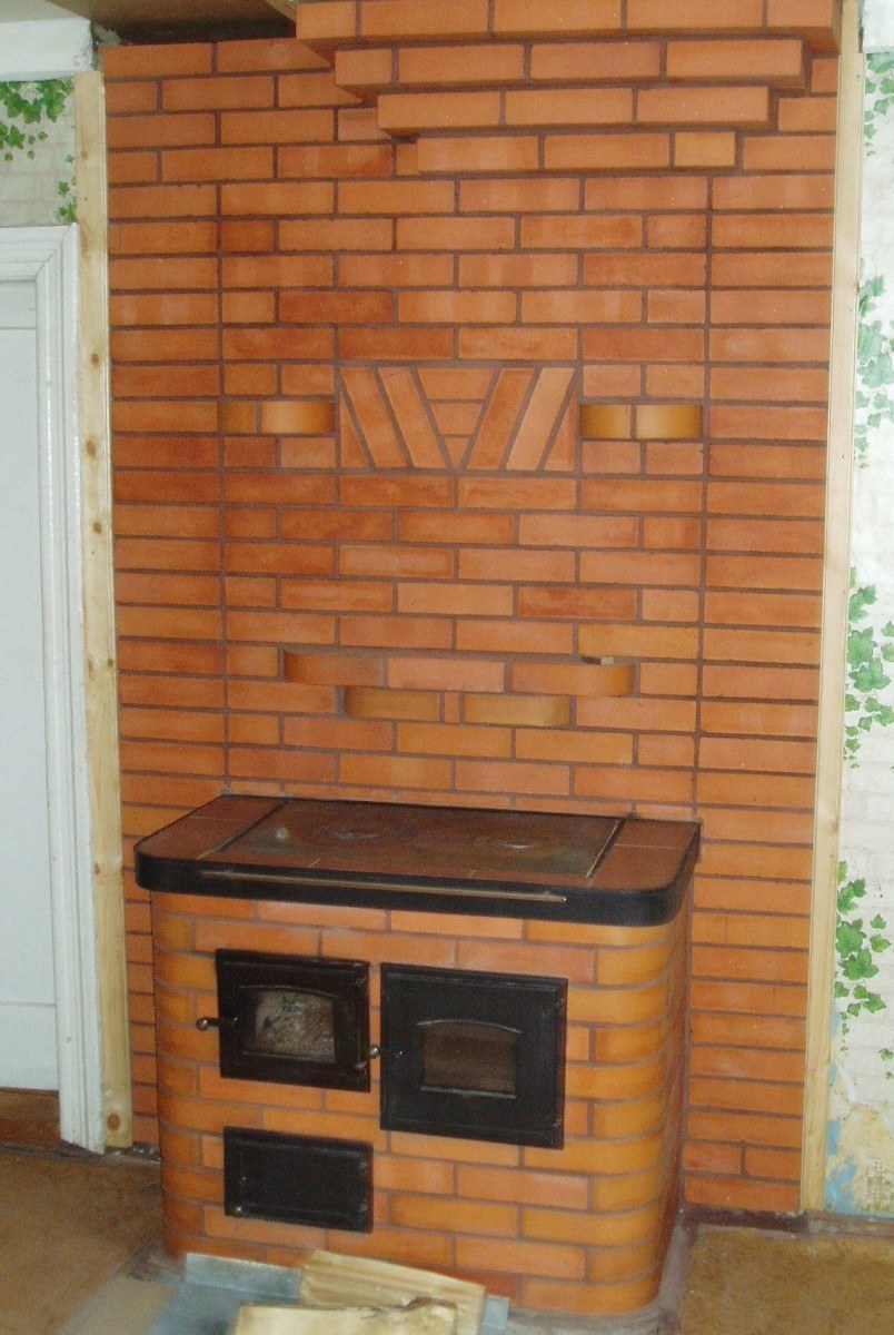 Отопительно-варочная печь "большая Кроха"