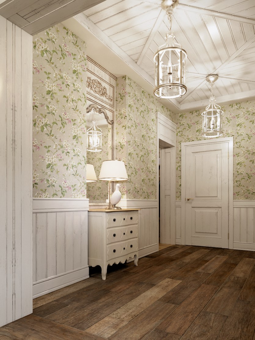Интерьер коридора в стиле Прованс