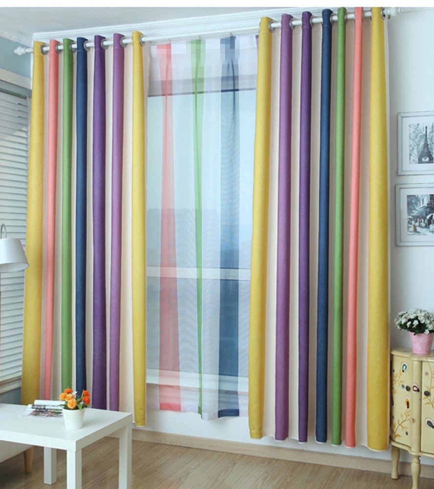 Полосатые шторы