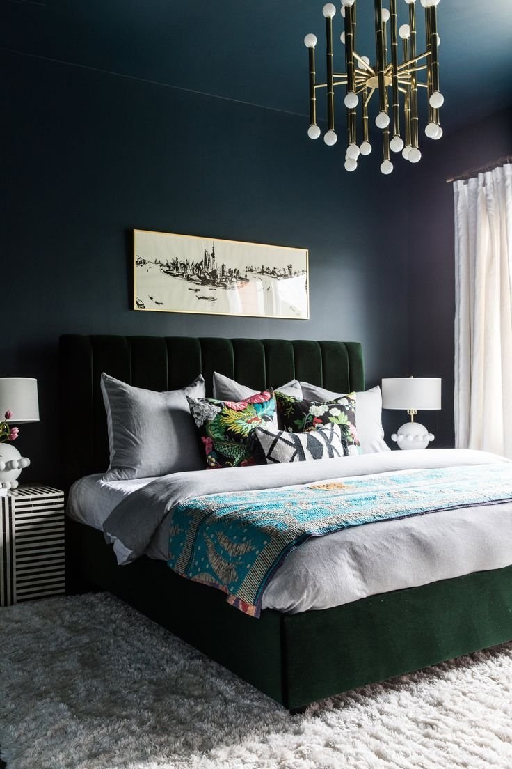 Зеленая спальня