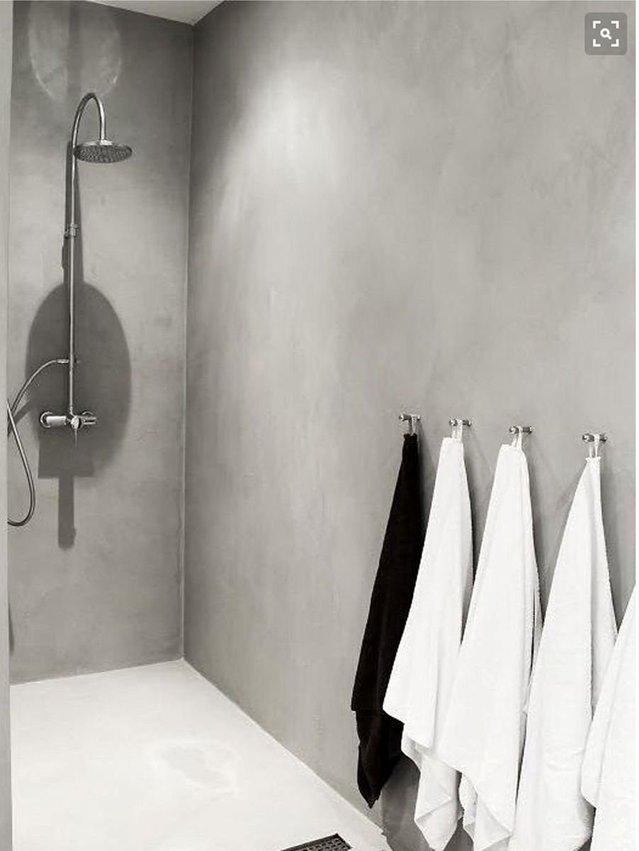 Душевая микроцемент