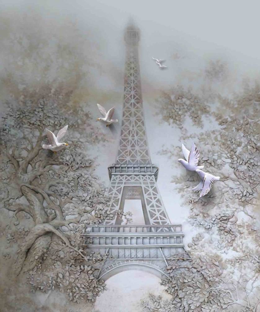 Фотообои с Эйфелевой башней