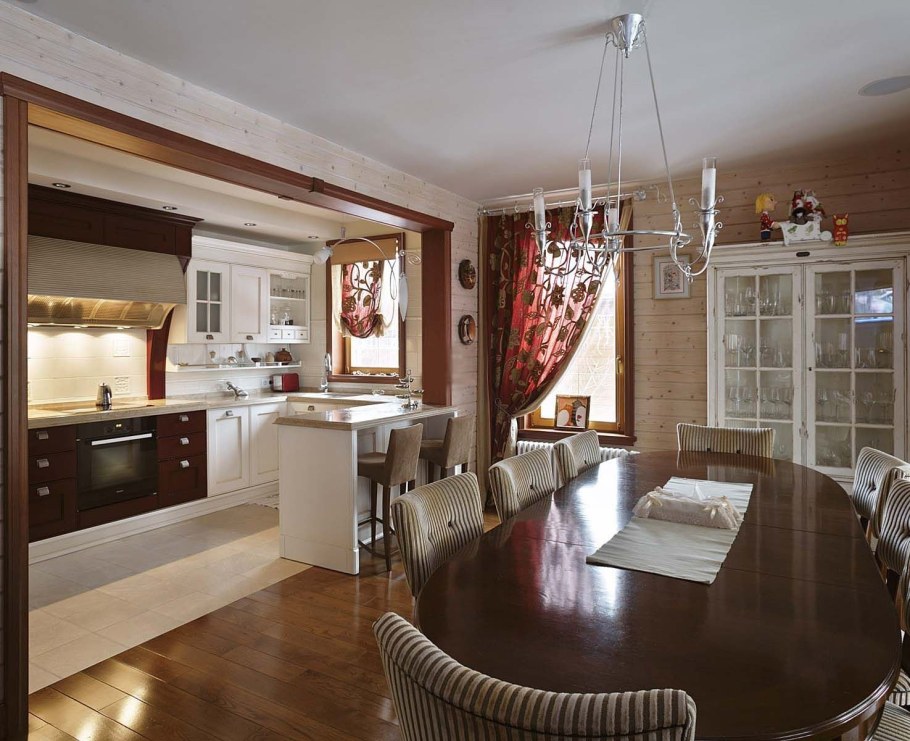 Кухня гостиная в доме