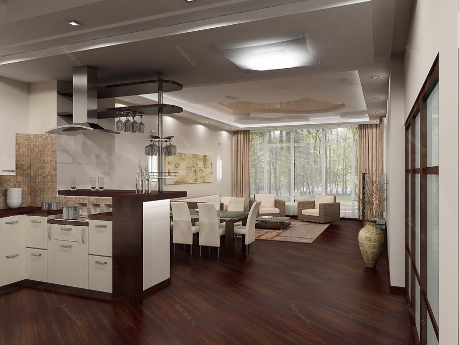 Кухня гостиная