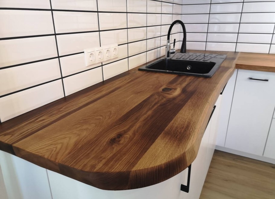 Столешница для кухни дерево