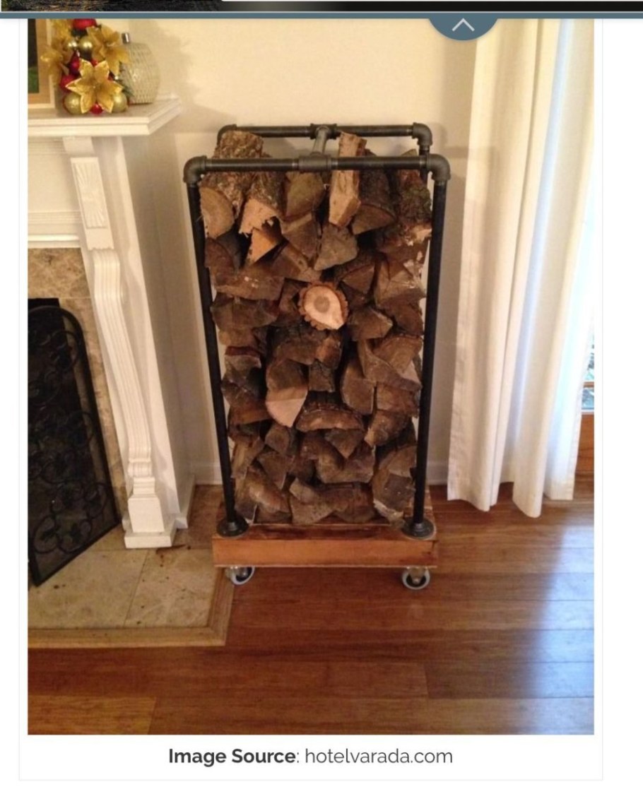 Подставка для дров в камин