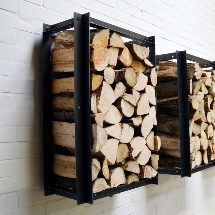 Современная дровница