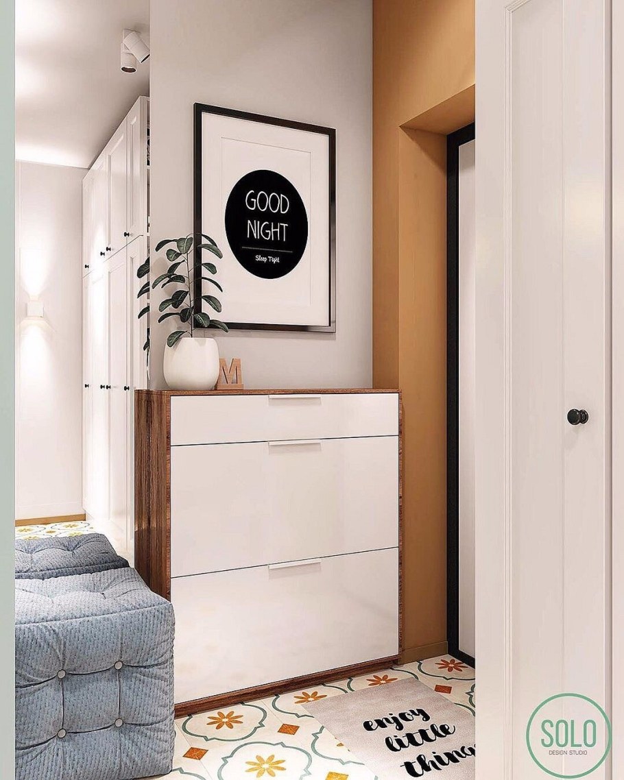 Сканди прихожая икеа