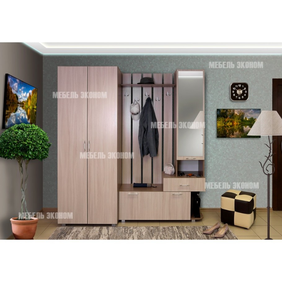 Прихожая Луиза ЛЗ 4 сборка