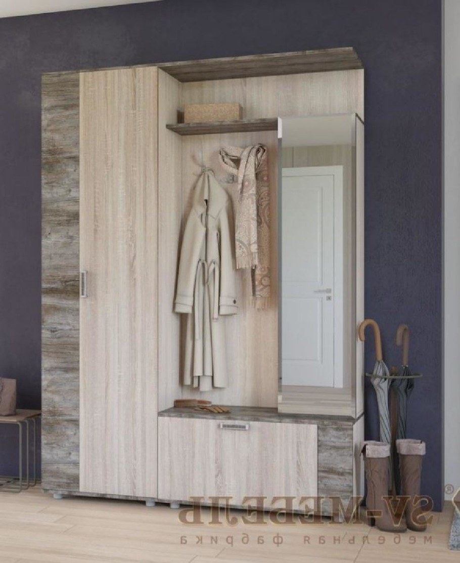Виза 17 прихожая дуб сонома/сосна Джексон св мебель