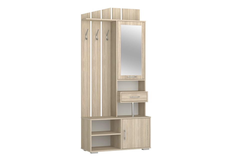 Прихожая пр 1 дуб сонома белый