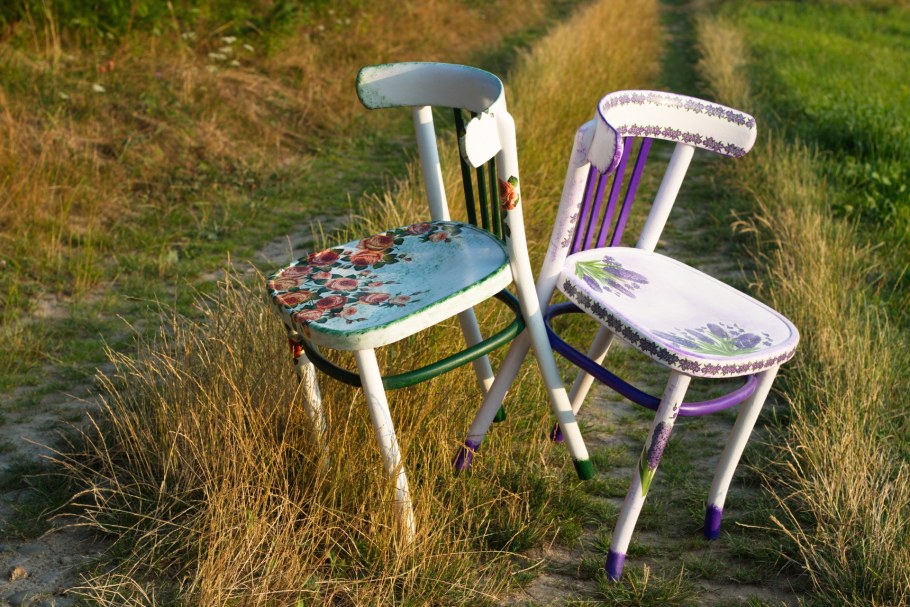 Переделка старого стула