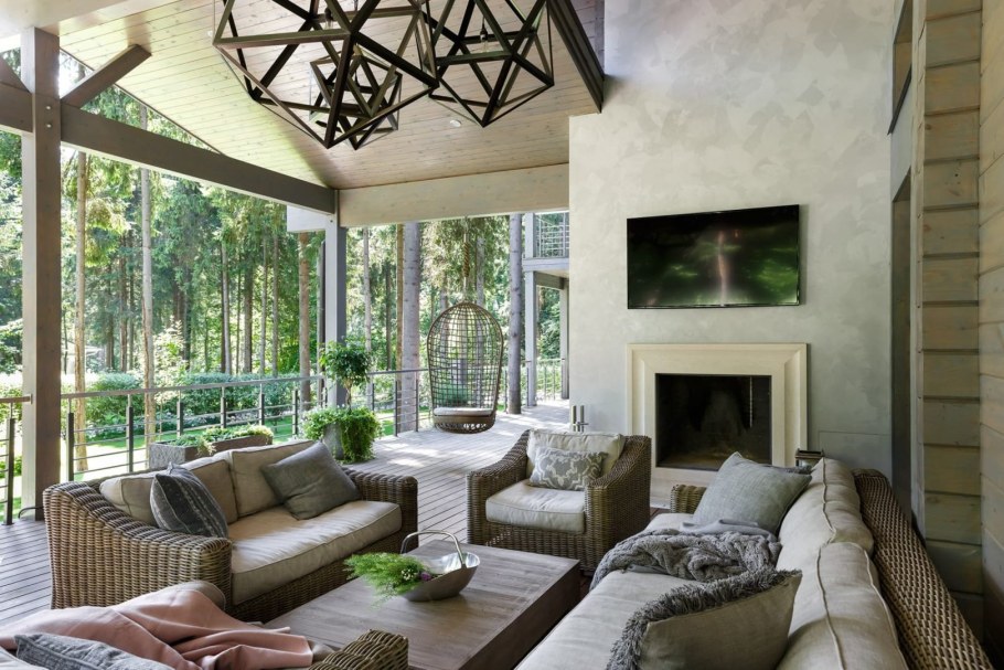 Гостиная с выходом на терссу