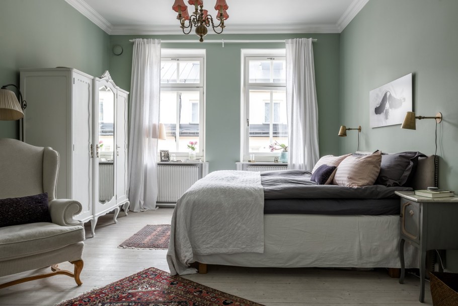 Цвет селадон в интерьере