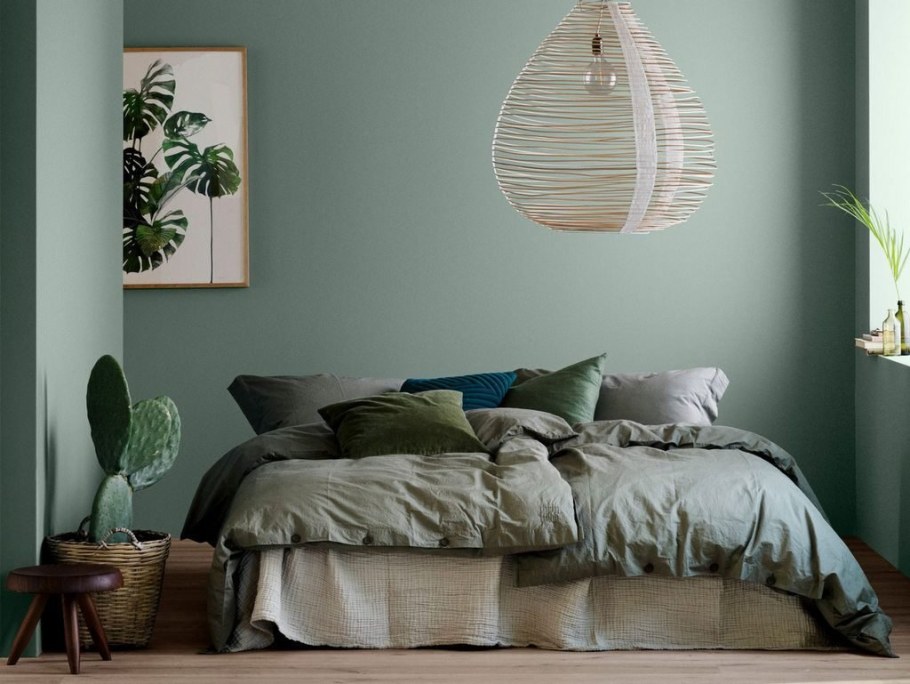 Болотный цвет в интерьере