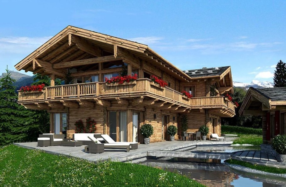 Фахверк в Альпах