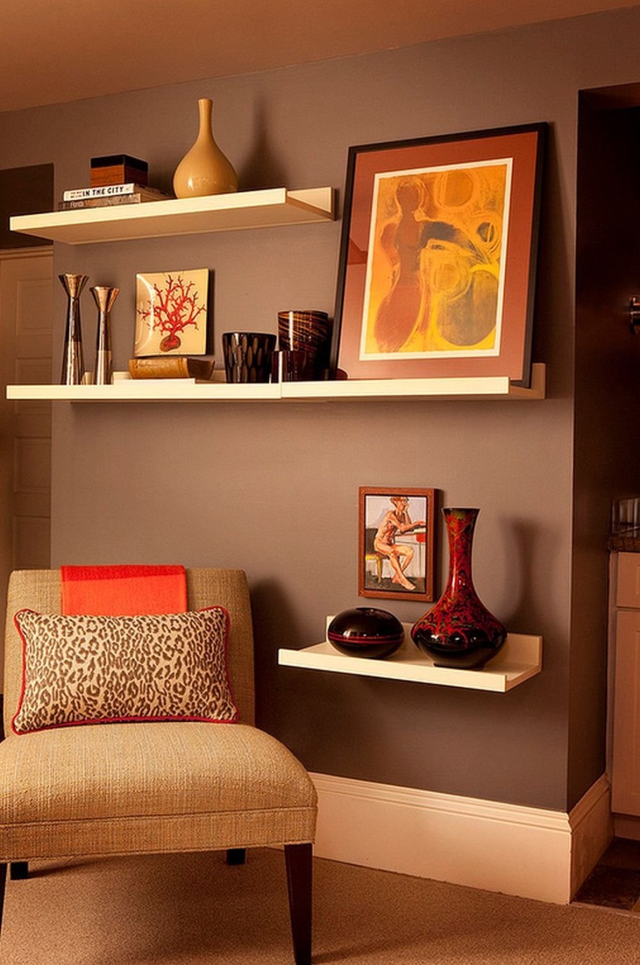 Полочки на стену в гостиную