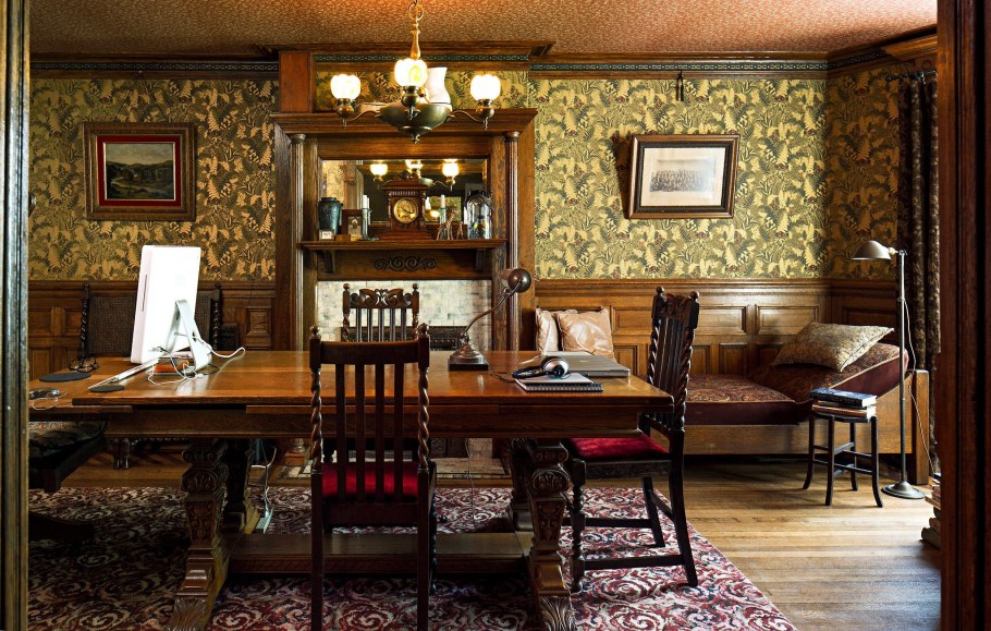 Викторианский стиль в интерьере столовой 19 век