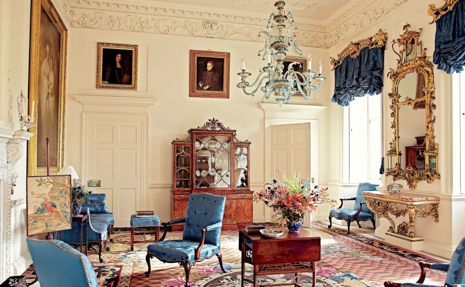 Английский особняк георгианский стиль интерьер