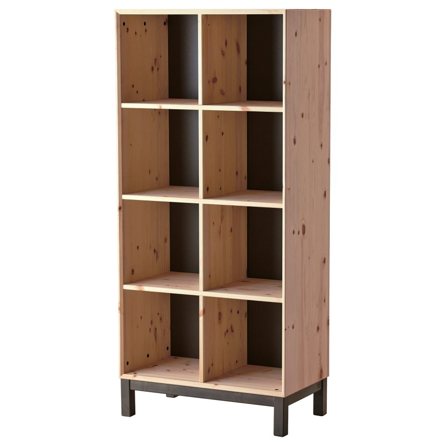 Икеа стеллаж деревянный коричневый