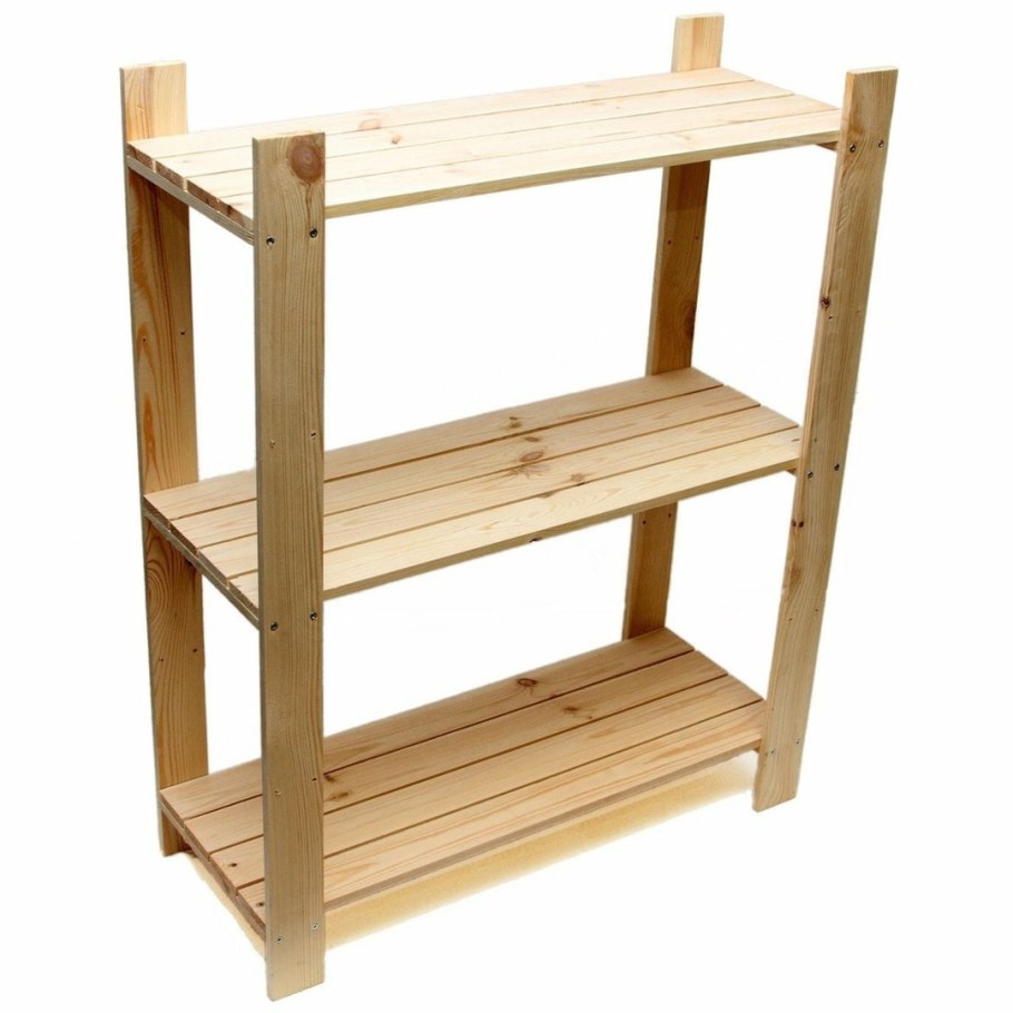 Стеллаж из дерева